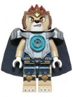 LEGO Minifigure-Laval - Heavy Armor, Cape-Legends of Chima-LOC043-Creative Brick Builders